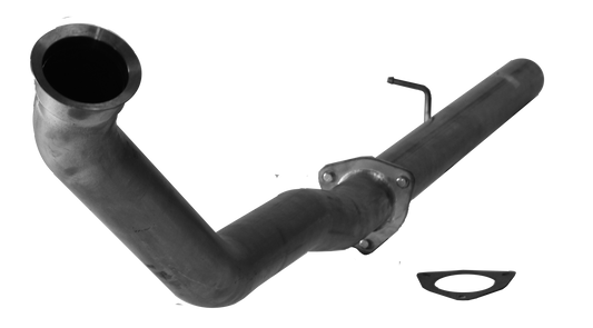 4" Cat & DPF Race Pipe w/ Flange | 2007-2012 Dodge 2500/3500 6.7L Cummins