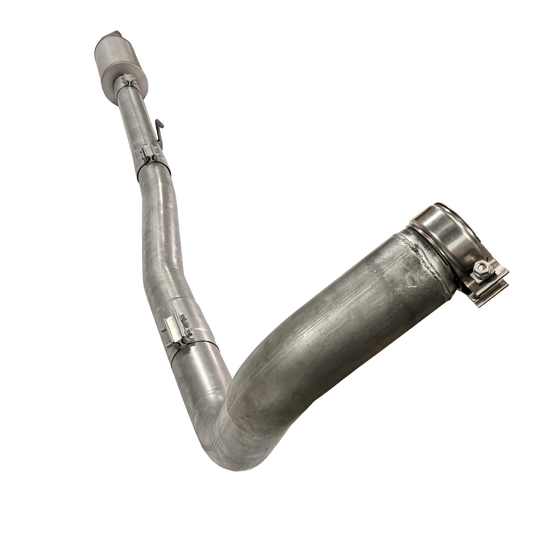 4" Turbo Back Race Pipe C&C | 2023-2026 Ford 6.7L Cab & Chassis Powerstroke