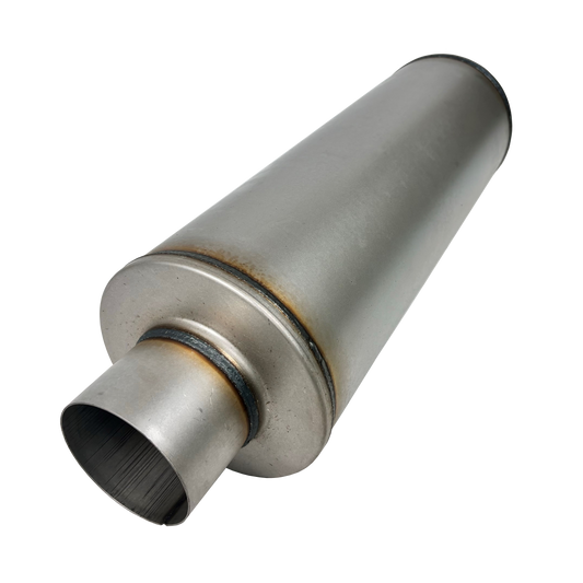 Aluminized 8" Round Fiberglass Packed Muffler